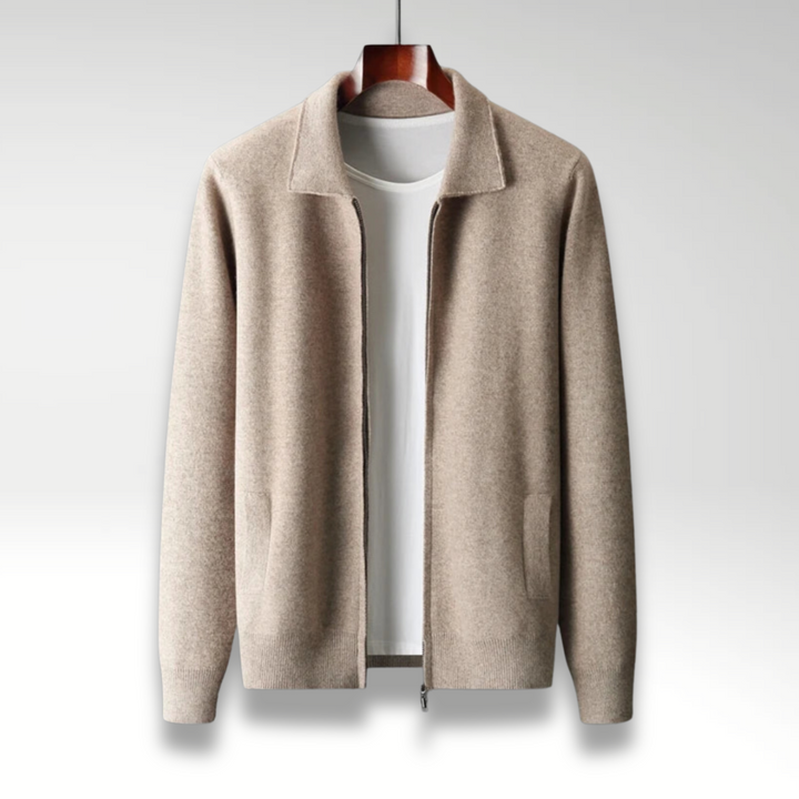 Le Cloe™ | Premium Merino Zip-Up Cardigan