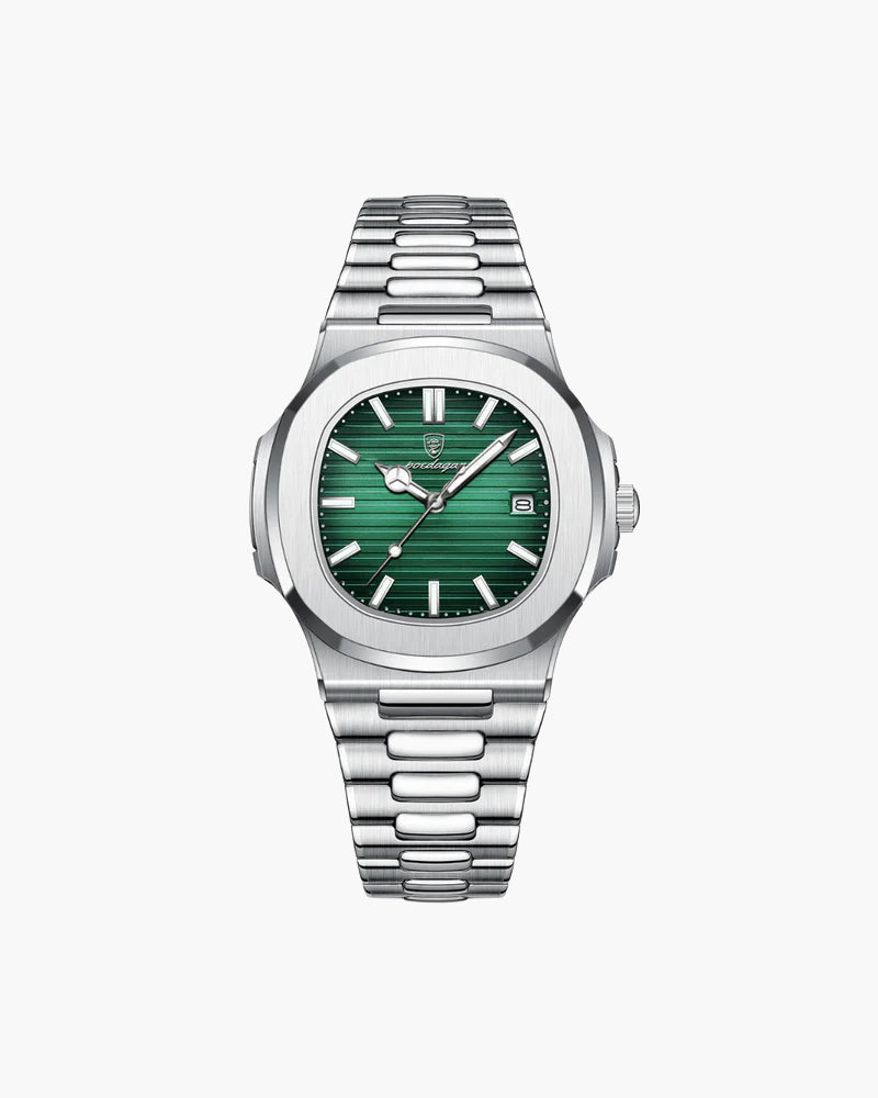 Montre de luxe en acier inoxydable
