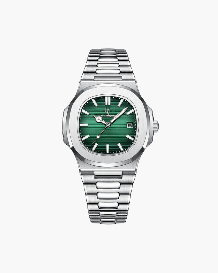 Montre de luxe en acier inoxydable