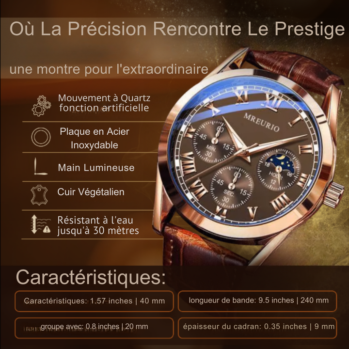 Montre Quartz Casual Mode
