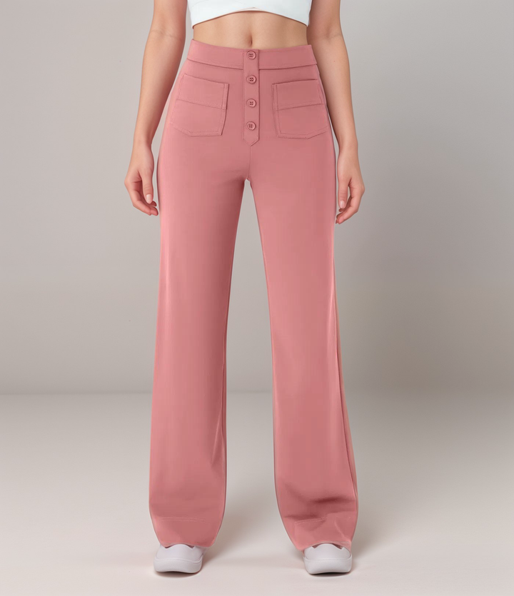 Elsa | Pantalon élastique à taille haute