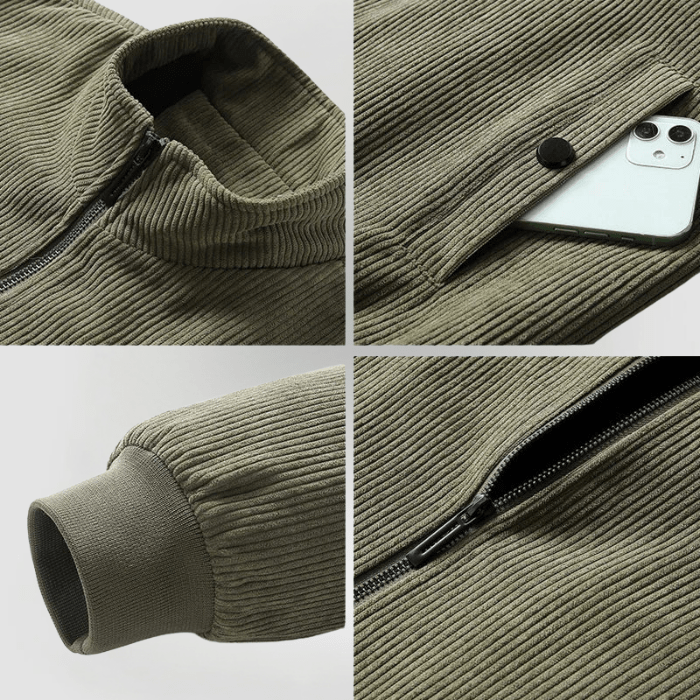 Ugo™ | Veste en velours chaude et élégante