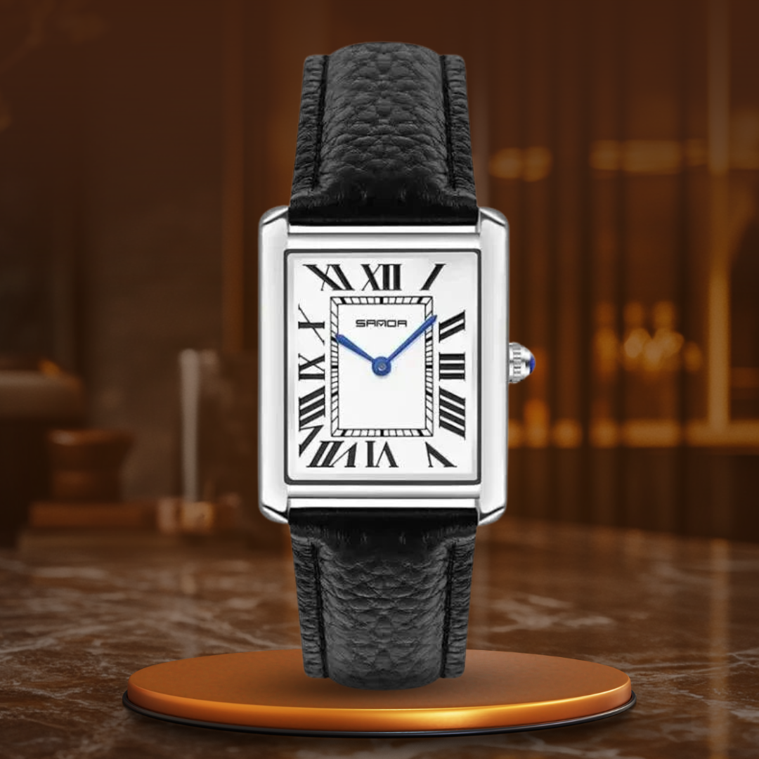 Montre Carrée Élégante pour Couples