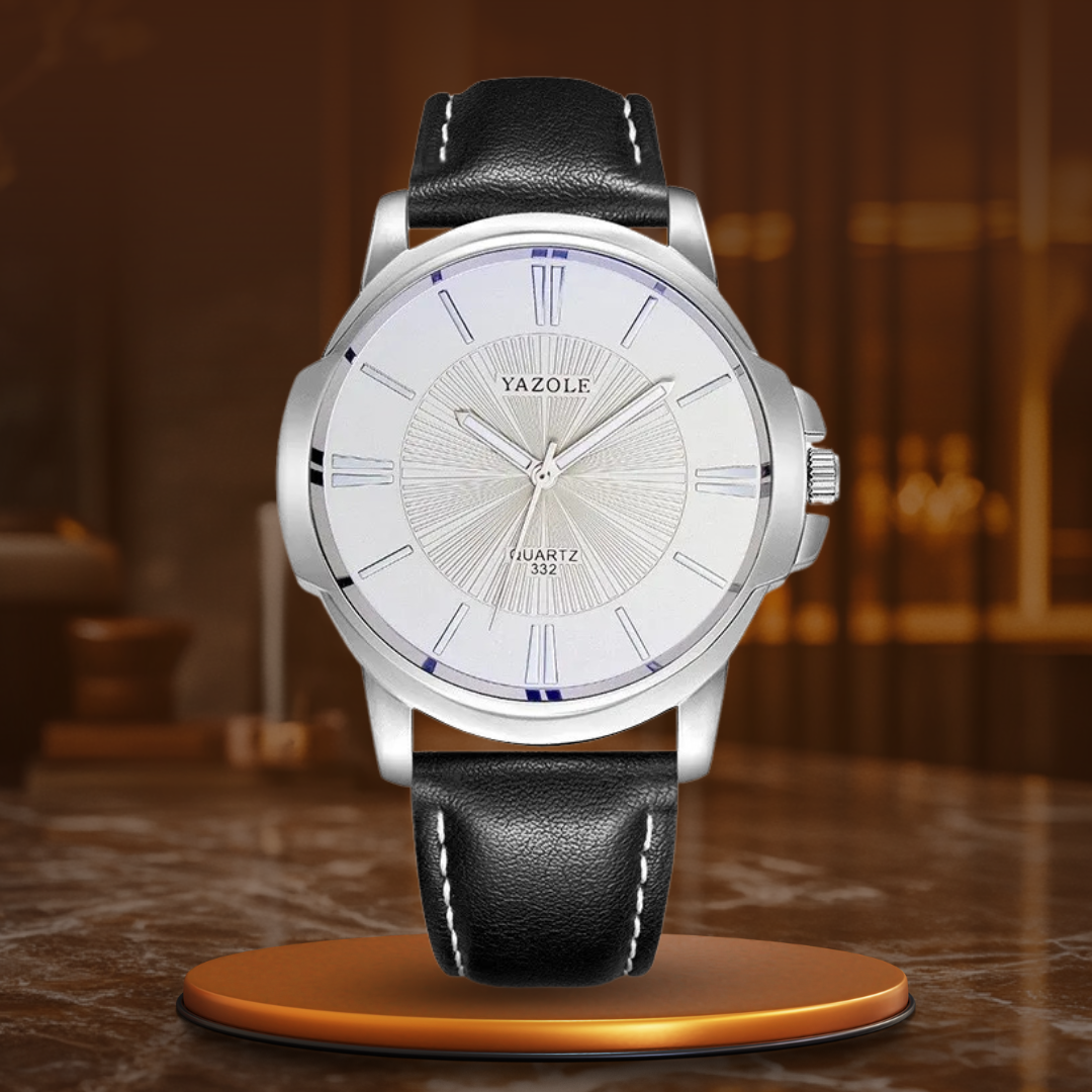 Montre Homme Verre Bleu