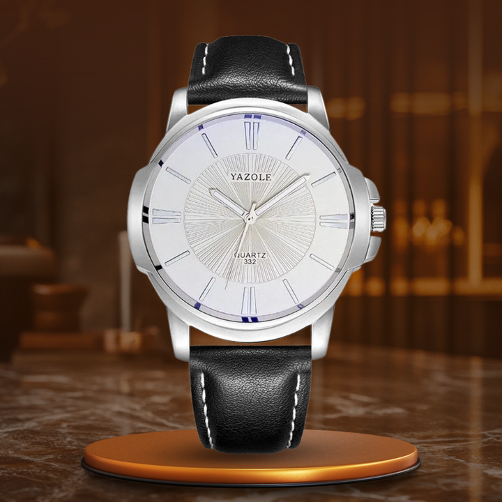 Montre Homme Verre Bleu