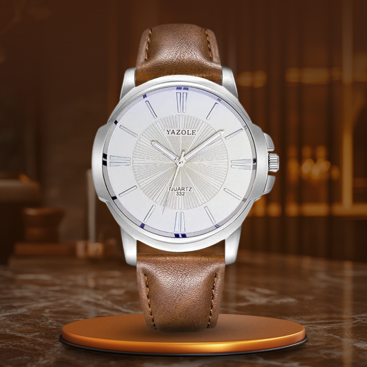 Montre Homme Verre Bleu
