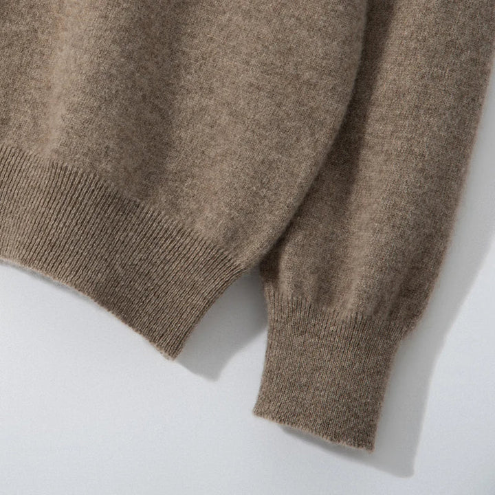 Le Cloe™ | Pull à fermeture éclair en cachemire classique pour hommes