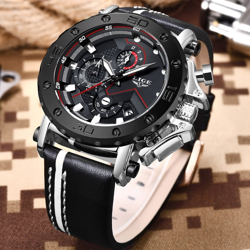 Montre Militaire de Luxe en Acier