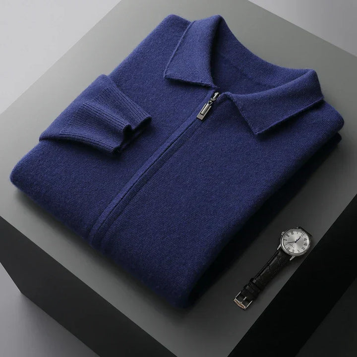 Le Cloe™ | Premium Merino Zip-Up Cardigan
