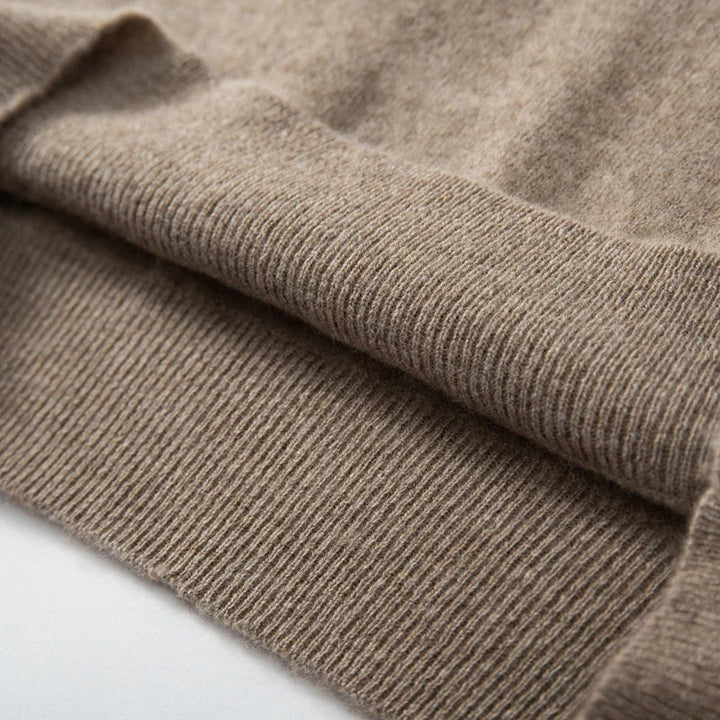 Le Cloe™ | Pull à fermeture éclair en cachemire classique pour hommes