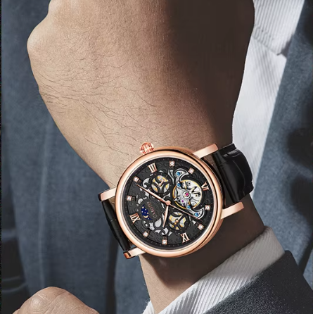 Montre Automatique en Cuir
