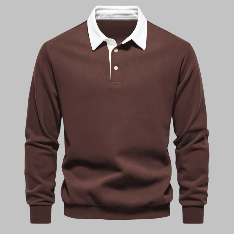Éliane™ | Pull Polo Élégant et Confortable