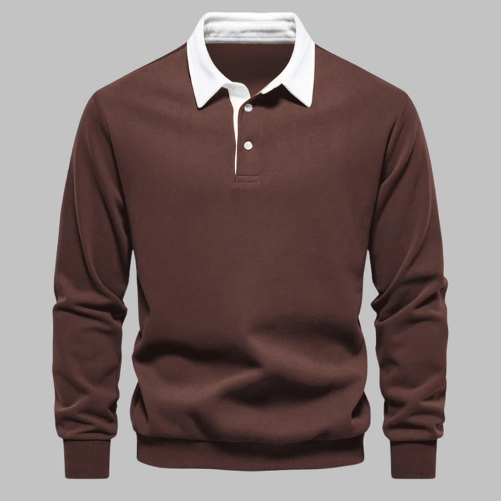 Éliane™ | Pull Polo Élégant et Confortable