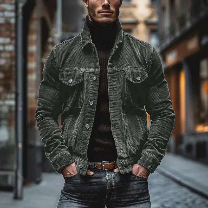 Louis™ | Veste rétro en corduroy